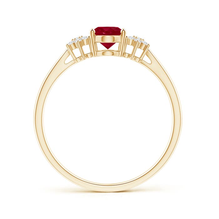 AA - Ruby / 1.08 CT / 14 KT Yellow Gold