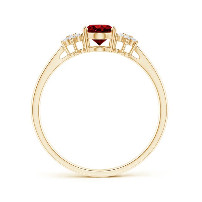 AAAA - Ruby / 1.08 CT / 14 KT Yellow Gold