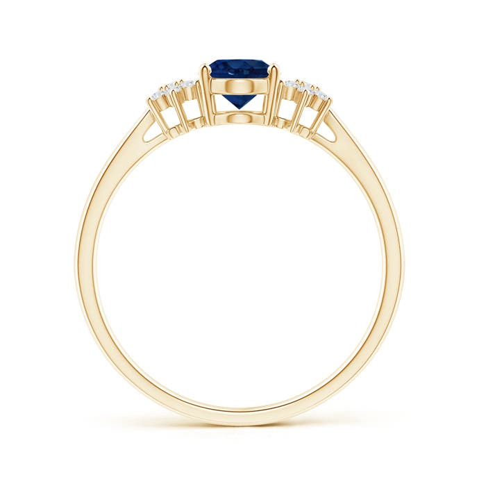 AA - Blue Sapphire / 0.93 CT / 14 KT Yellow Gold