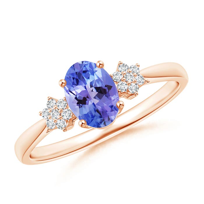 AA - Tanzanite / 0.88 CT / 14 KT Rose Gold