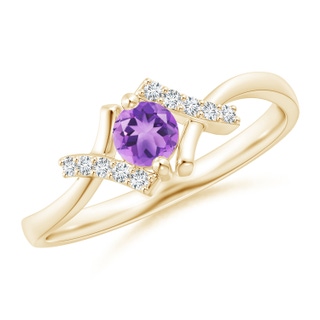 Round A Amethyst
