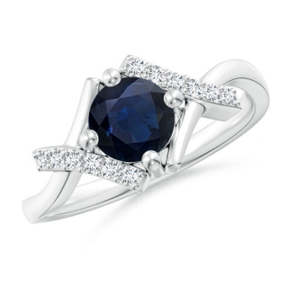 Round A Blue Sapphire