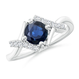 Round AA Blue Sapphire