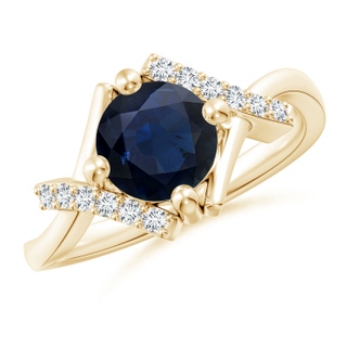 Round A Blue Sapphire