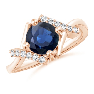 Round AA Blue Sapphire