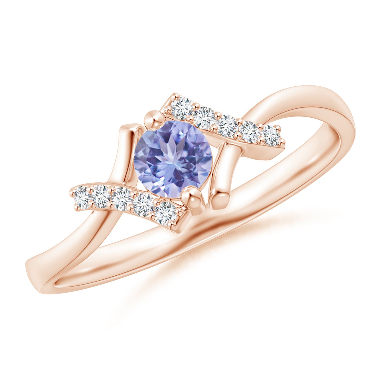 AA - Tanzanite / 0.31 CT / 14 KT Rose Gold