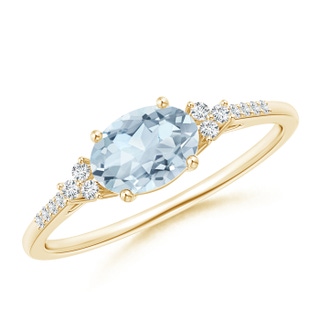 Oval A Aquamarine