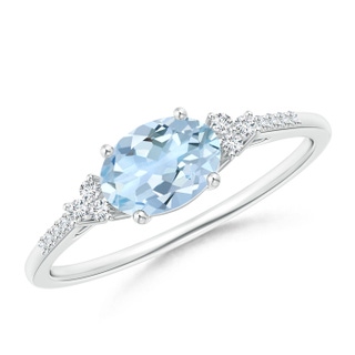 Oval AA Aquamarine