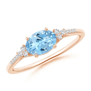 Oval AAAA Aquamarine