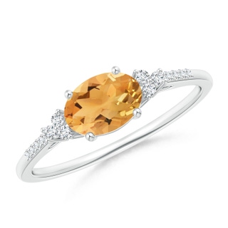 Oval A Citrine