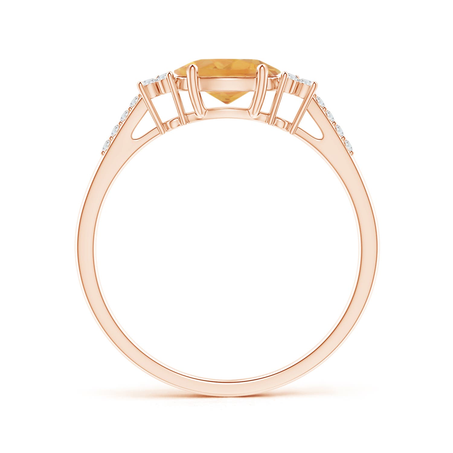 A - Citrine / 0.84 CT / 14 KT Rose Gold