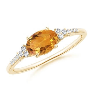 Oval AA Citrine