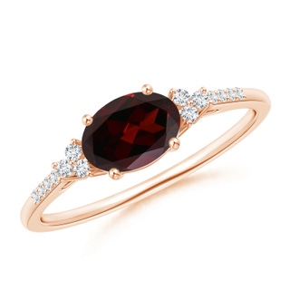 Oval A Garnet