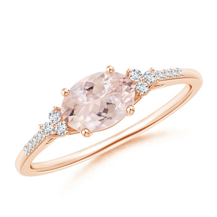 AA - Morganite / 0.79 CT / 14 KT Rose Gold