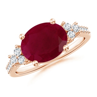 Oval A Ruby