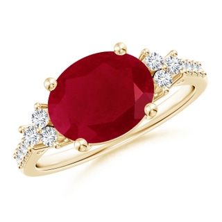 Oval AA Ruby