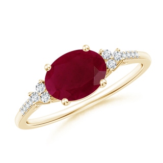Oval A Ruby