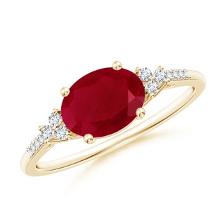 Oval AA Ruby