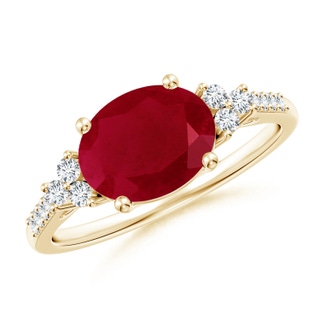 Oval AA Ruby