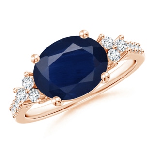 Oval A Blue Sapphire