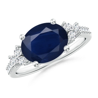 Oval A Blue Sapphire