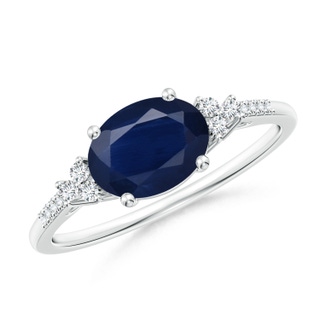 Oval A Blue Sapphire