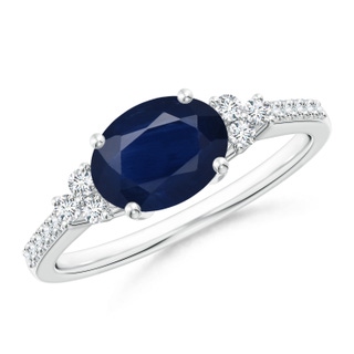 Oval A Blue Sapphire
