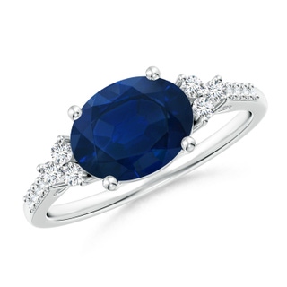 Oval AA Blue Sapphire