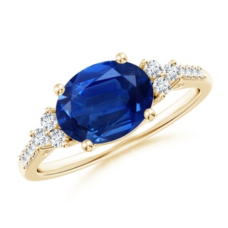 Oval AAA Blue Sapphire