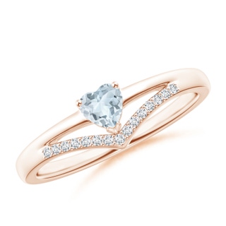 Heart A Aquamarine