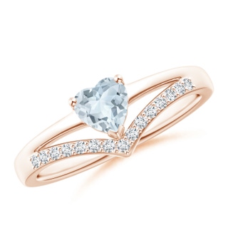 Heart A Aquamarine