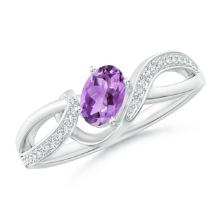 Oval A Amethyst