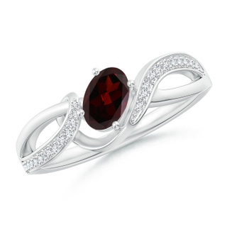Oval A Garnet