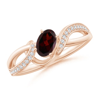 Oval A Garnet