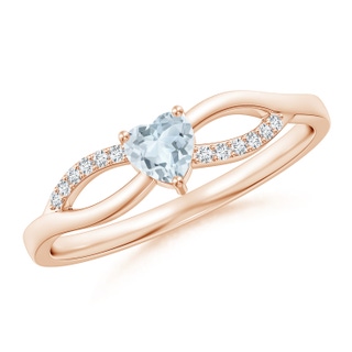 Heart A Aquamarine