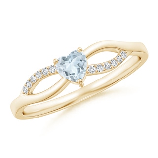 Heart A Aquamarine