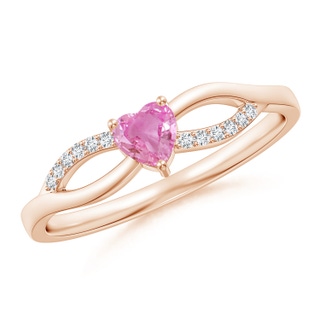 Heart AA Pink Sapphire