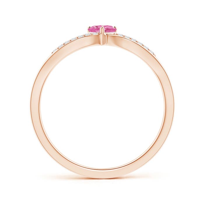 AA - Pink Sapphire / 0.29 CT / 14 KT Rose Gold