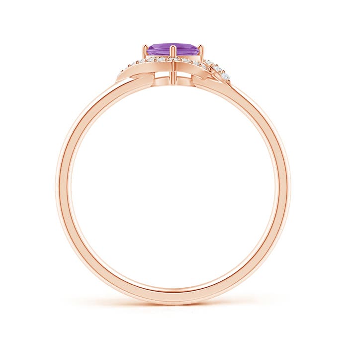 A - Amethyst / 0.42 CT / 14 KT Rose Gold