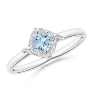 Cushion AA Aquamarine