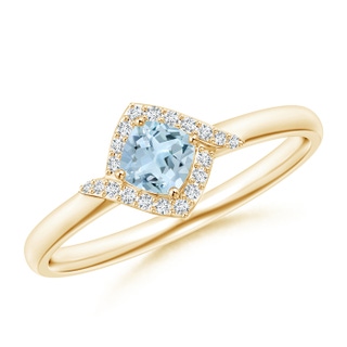 Cushion AA Aquamarine