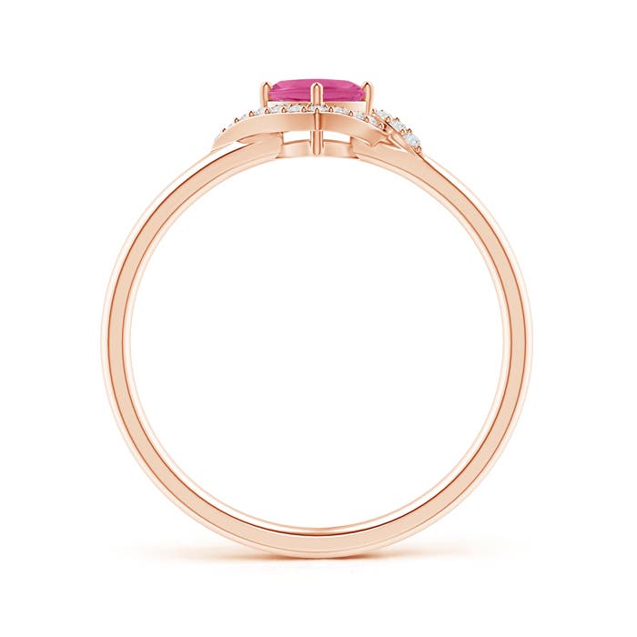 AAA - Pink Sapphire / 0.41 CT / 14 KT Rose Gold