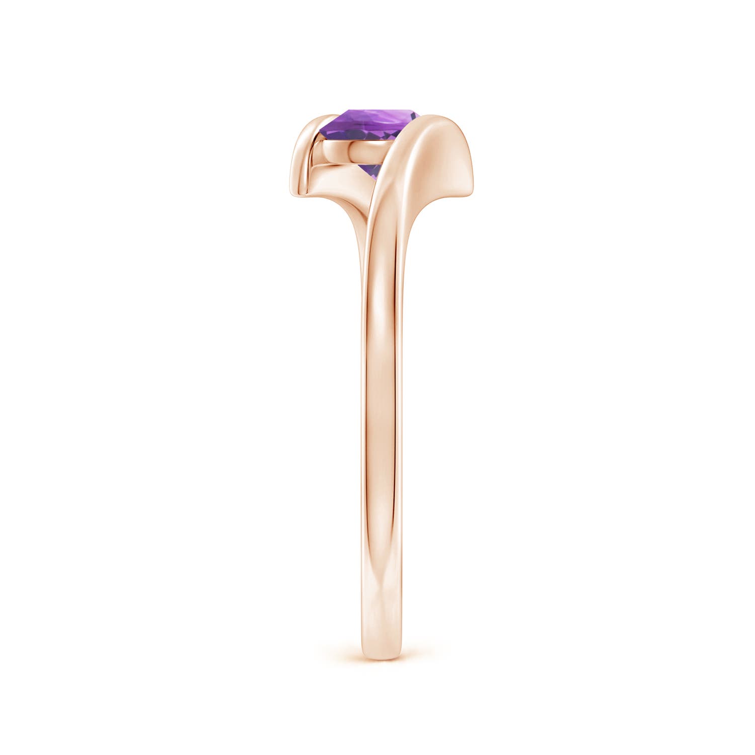 A - Amethyst / 0.45 CT / 14 KT Rose Gold