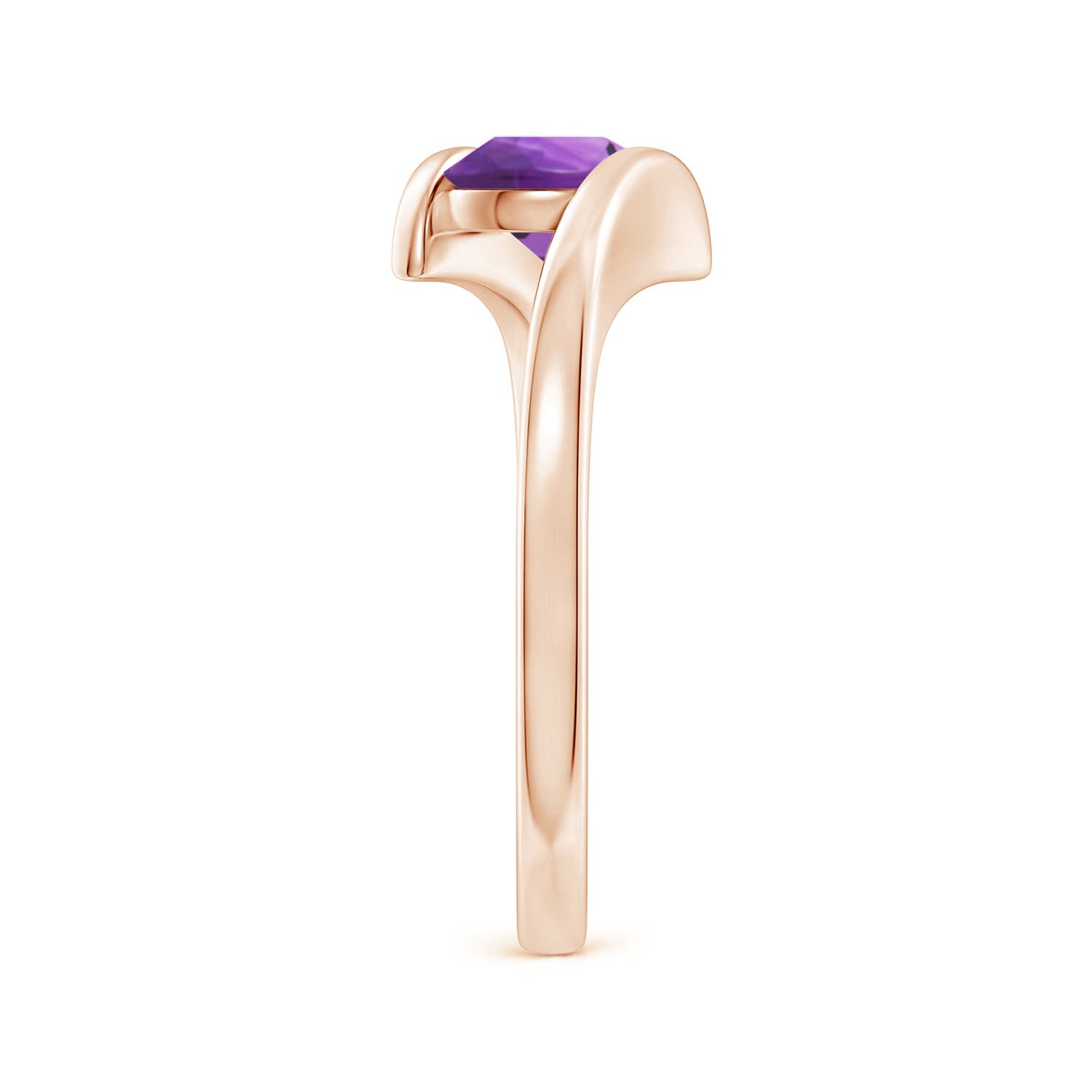 AAA - Amethyst / 0.8 CT / 14 KT Rose Gold