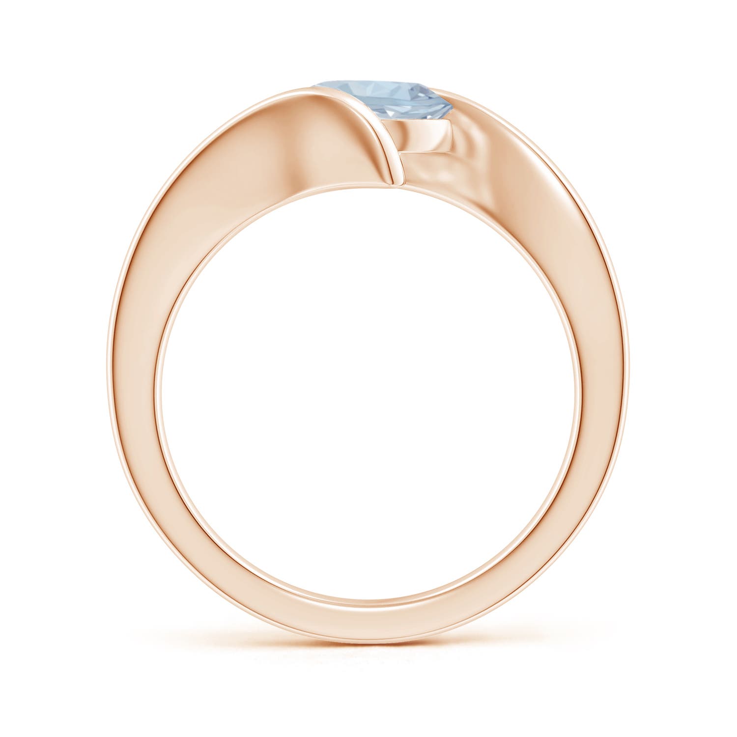 A - Aquamarine / 1.12 CT / 14 KT Rose Gold