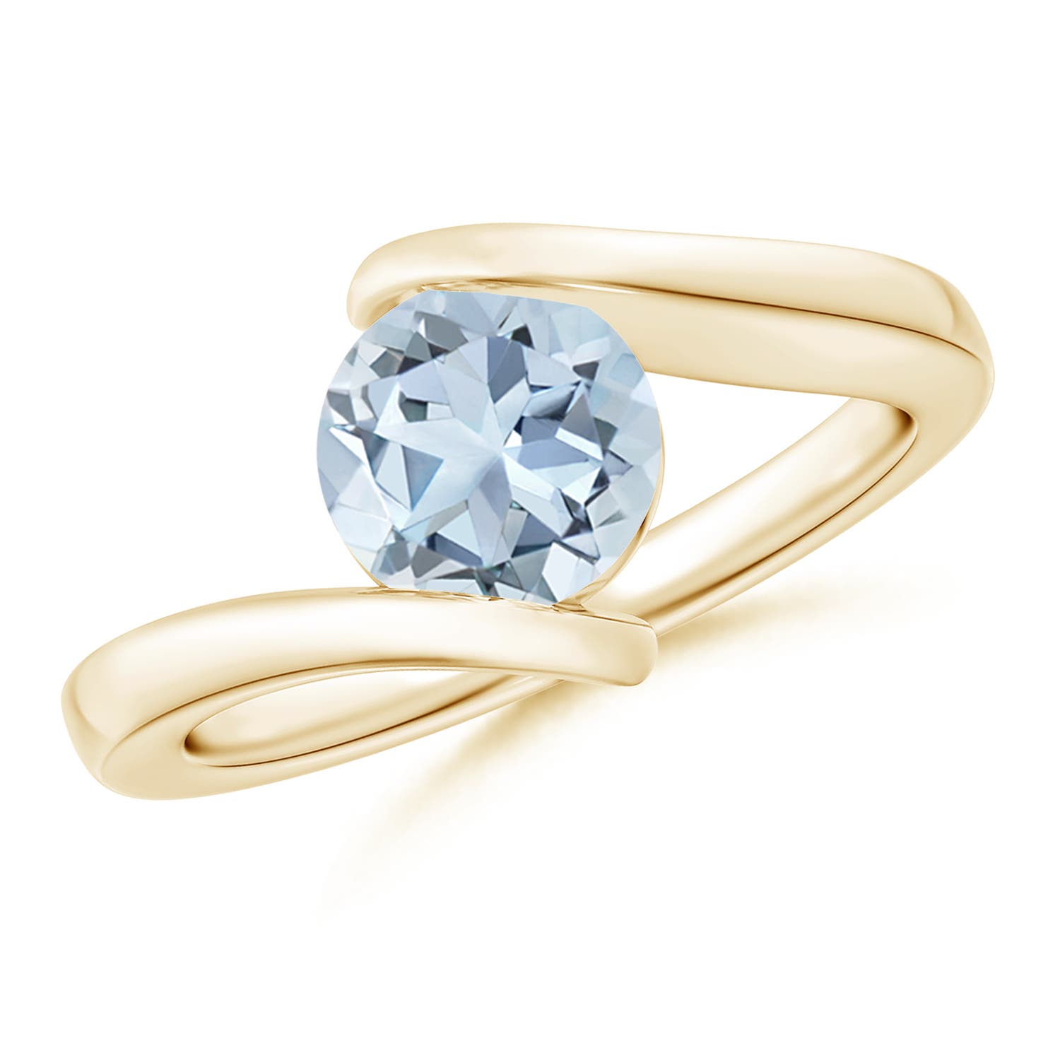 A - Aquamarine / 1.12 CT / 14 KT Yellow Gold