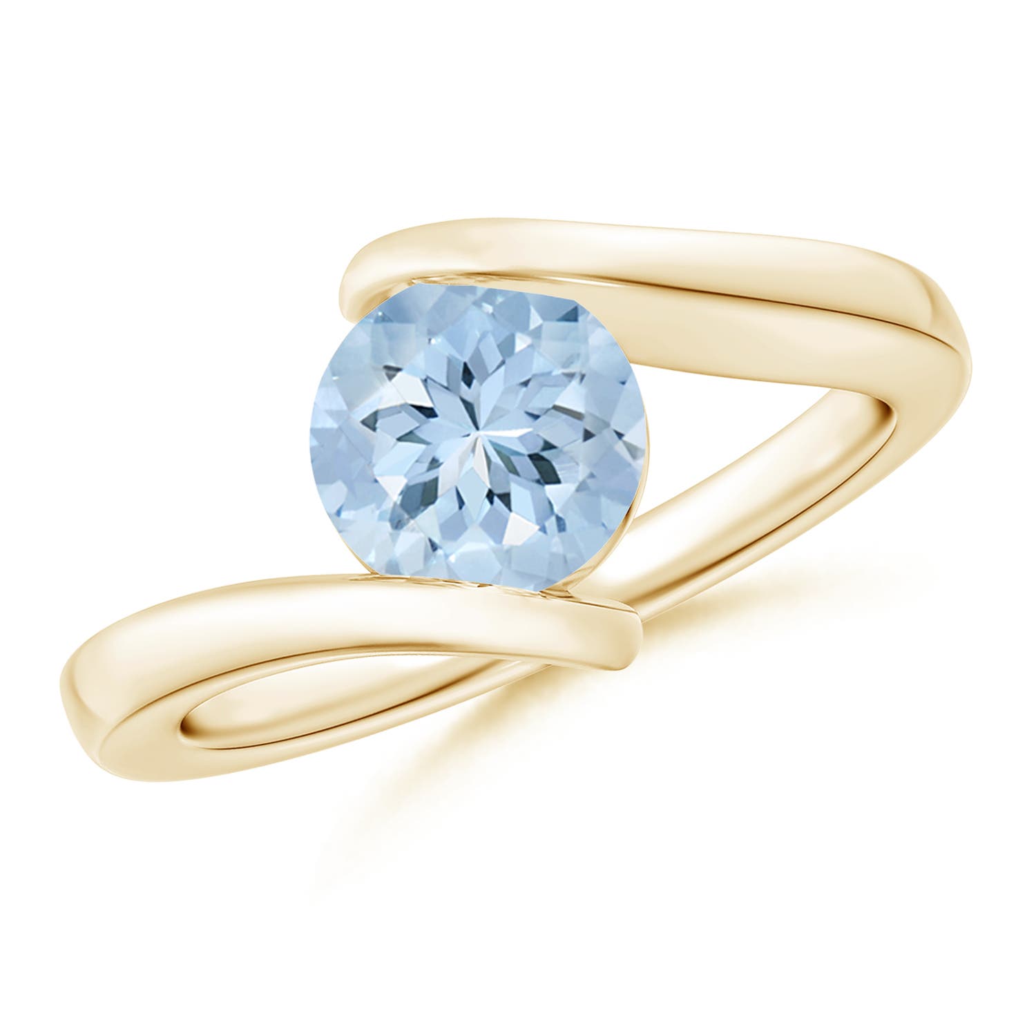 AA - Aquamarine / 1.12 CT / 14 KT Yellow Gold