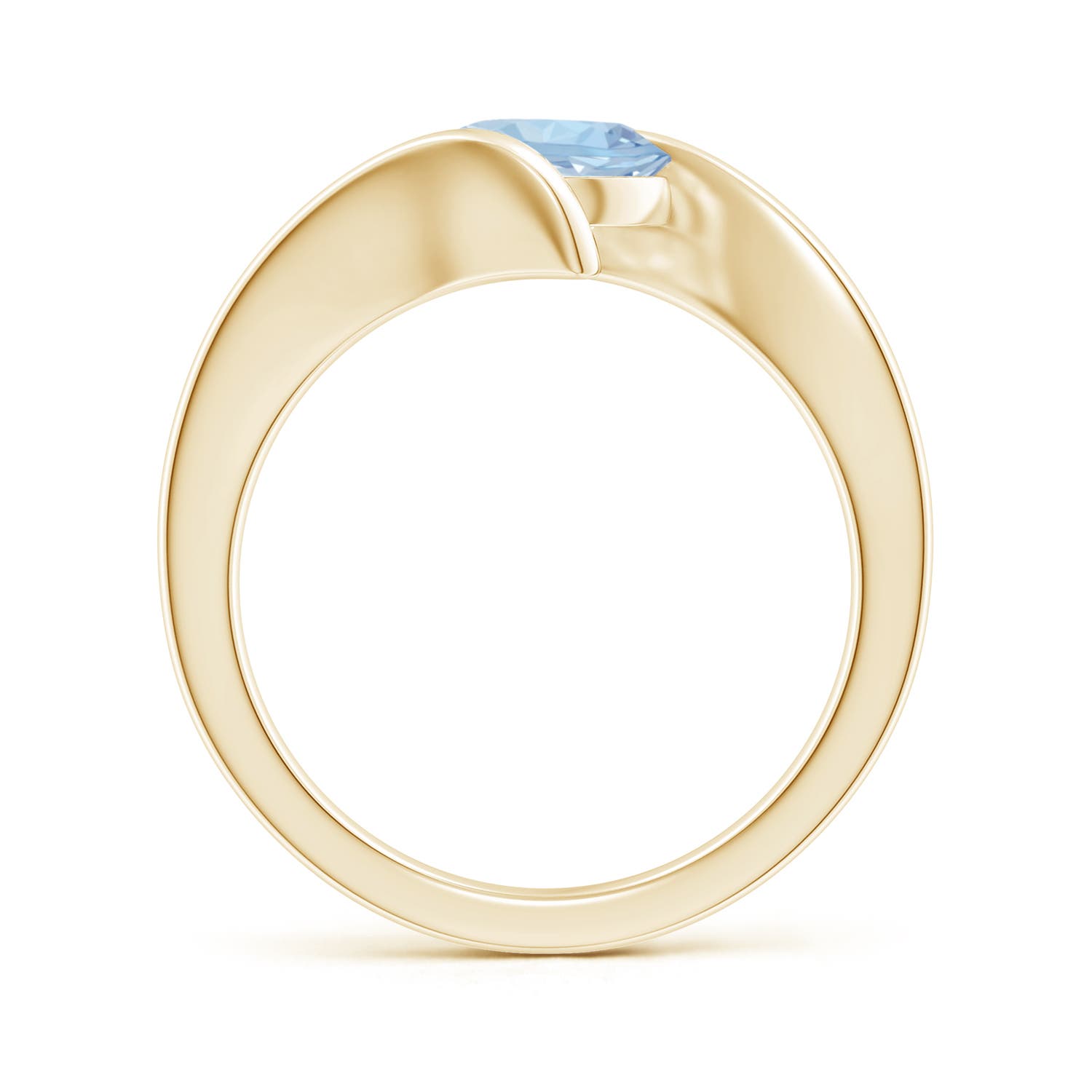 AA - Aquamarine / 1.12 CT / 14 KT Yellow Gold