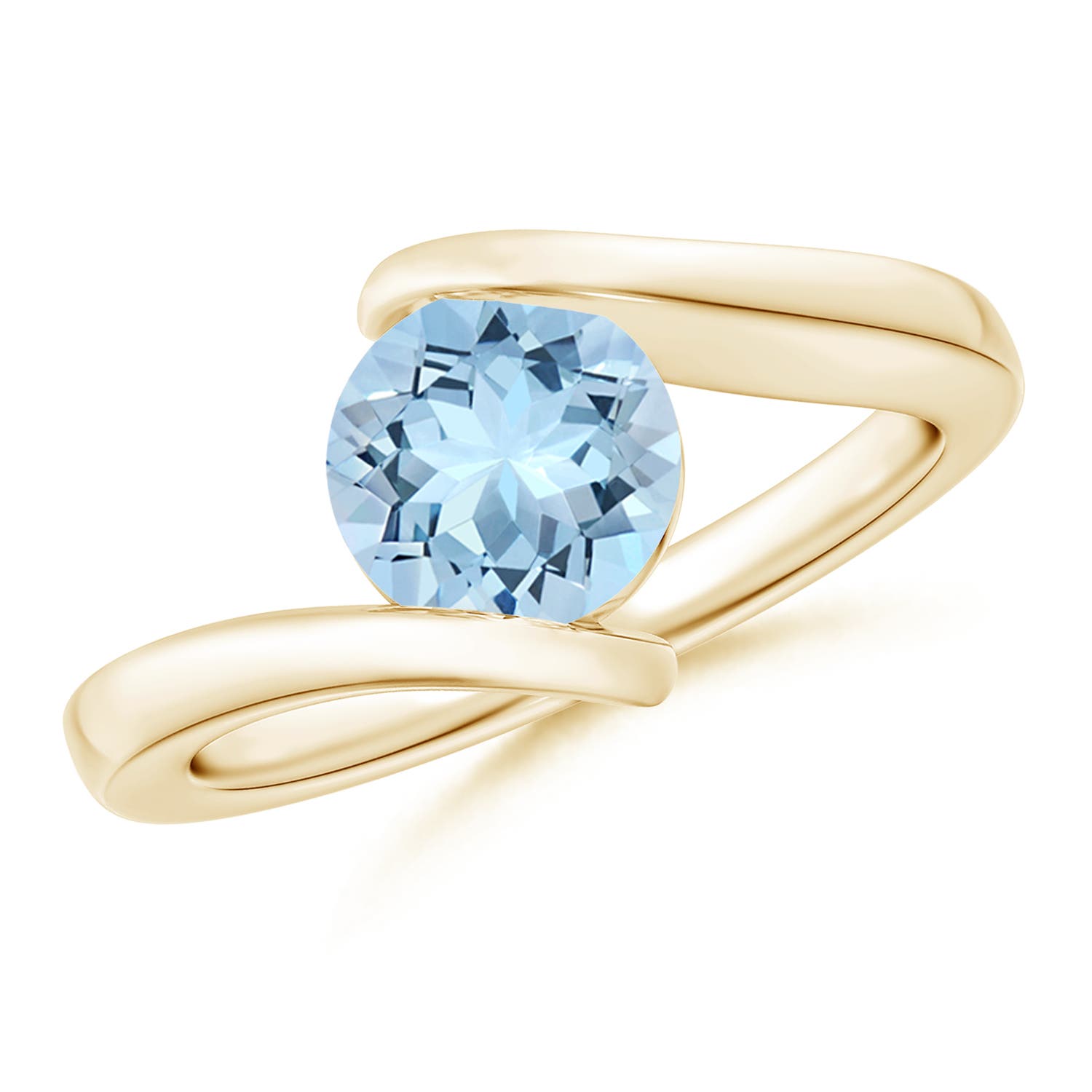 AAA - Aquamarine / 1.12 CT / 14 KT Yellow Gold