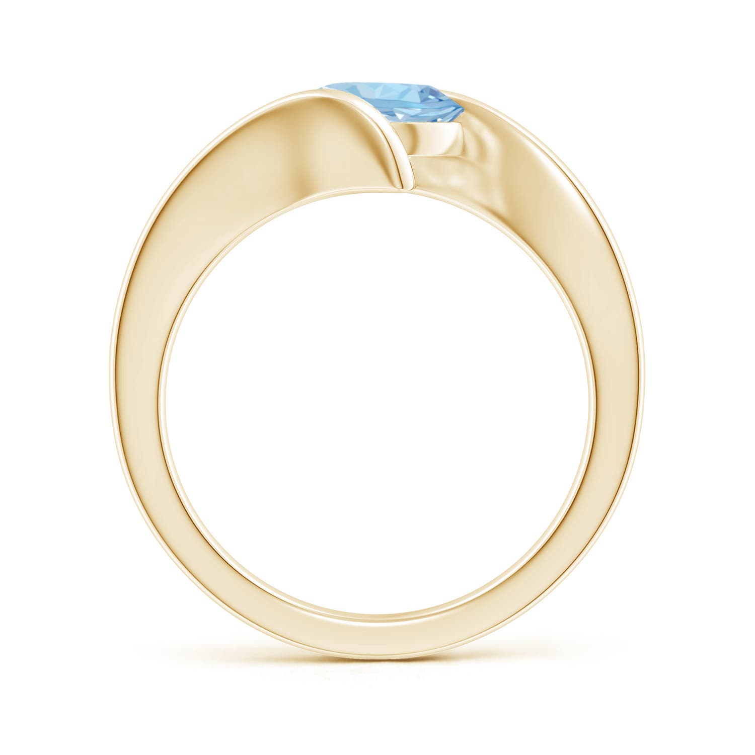 AAA - Aquamarine / 1.12 CT / 14 KT Yellow Gold